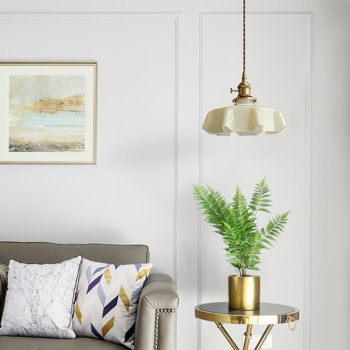 French Flower Pendant Light Position 85