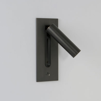 Folded Back Bedside Wall Lamp, Space-Saving Design