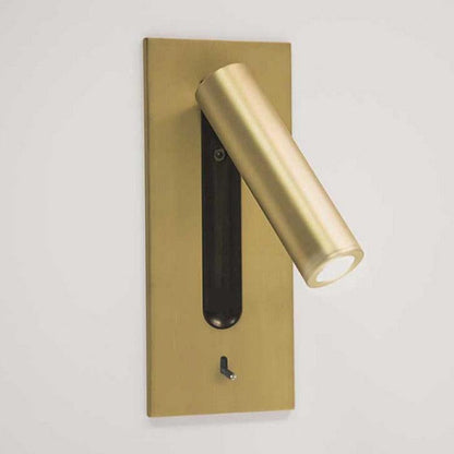 Folded Back Bedside Wall Lamp, Space-Saving Design