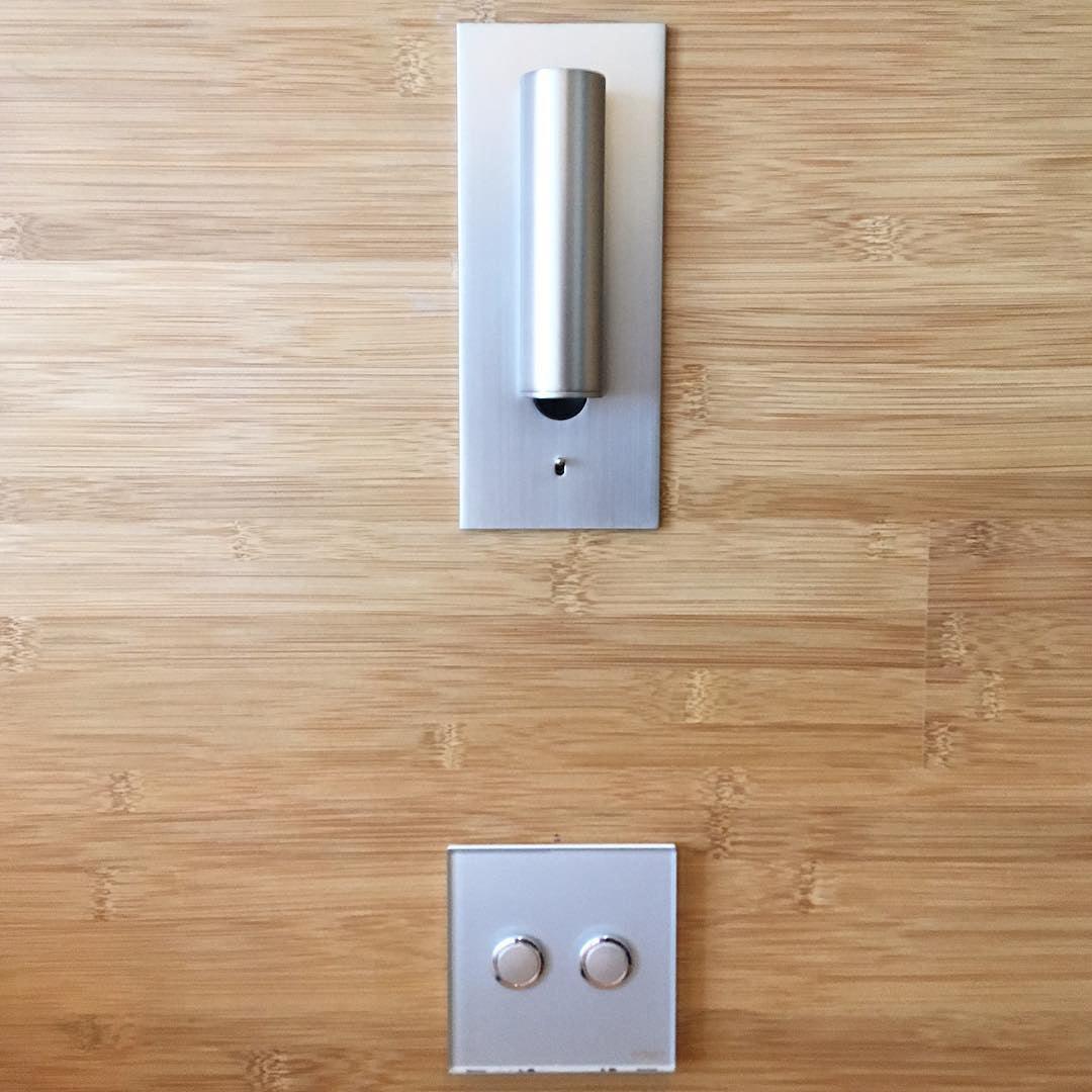 Folded Back Bedside Wall Lamp, Space-Saving Design