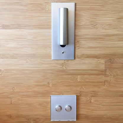 Folded Back Bedside Wall Lamp, Space-Saving Design