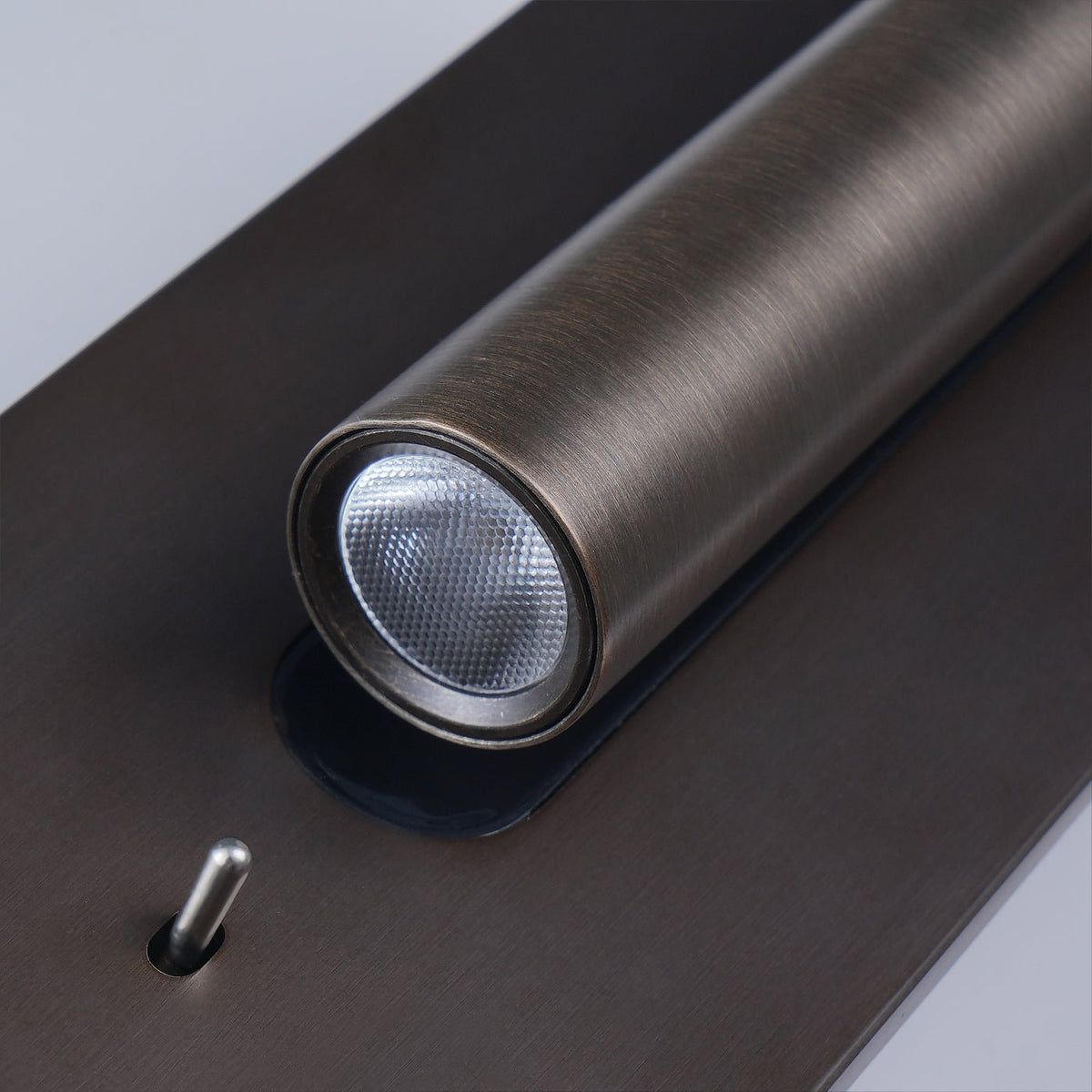 Folded Back Bedside Wall Lamp, Space-Saving Design