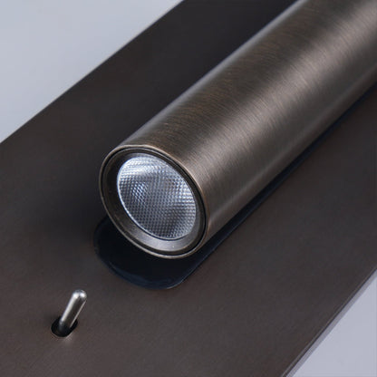 Folded Back Bedside Wall Lamp, Space-Saving Design