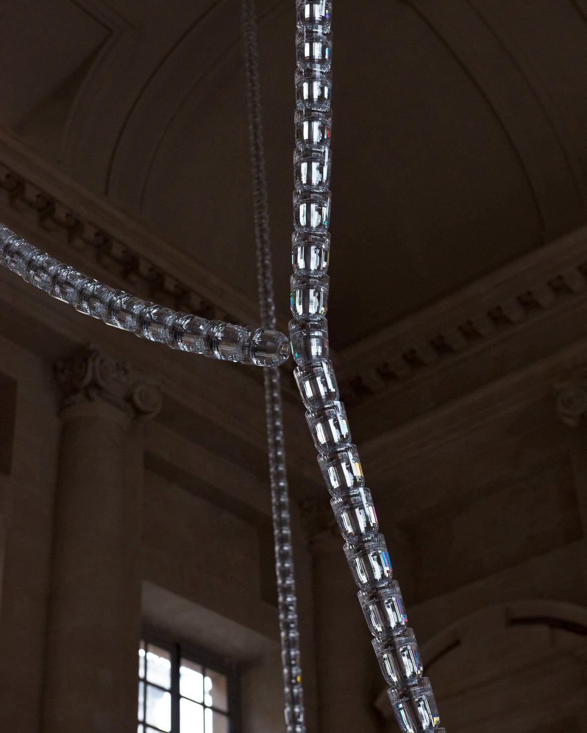 Infinity Loop LED Chandelier, Dimmable