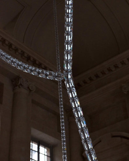 Infinity Loop LED Chandelier, Dimmable