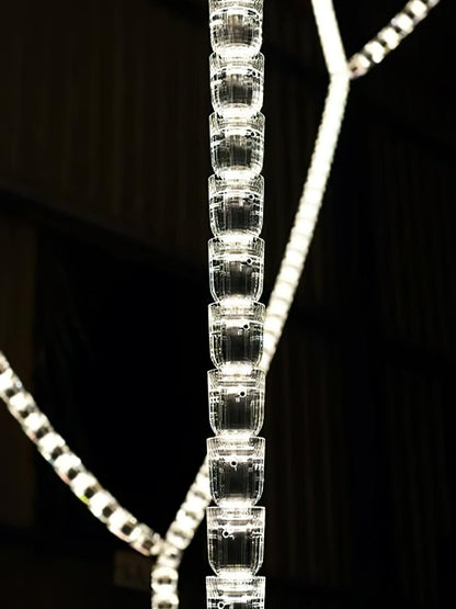 Infinity Loop LED Chandelier, Dimmable