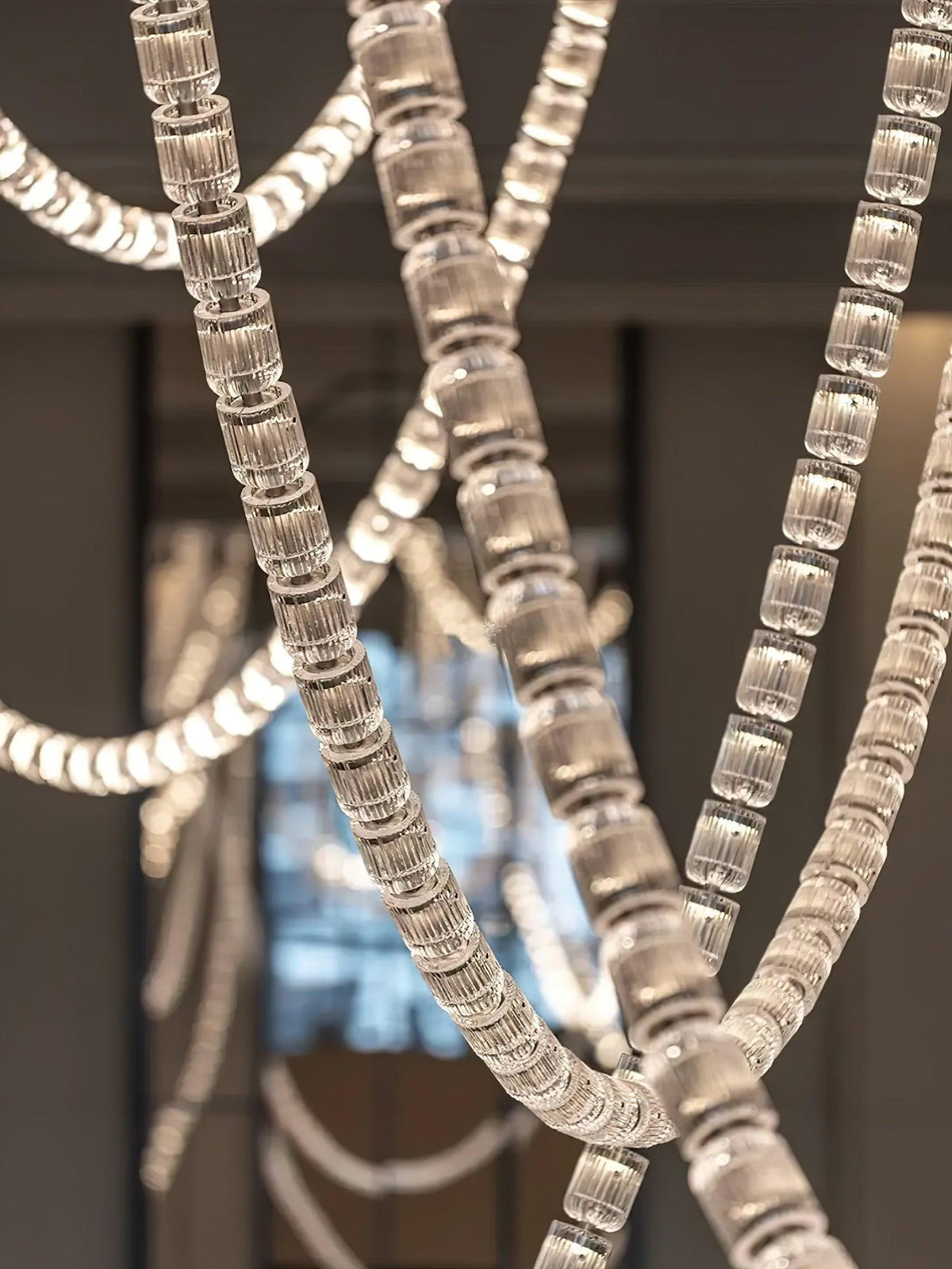 Infinity Loop LED Chandelier, Dimmable