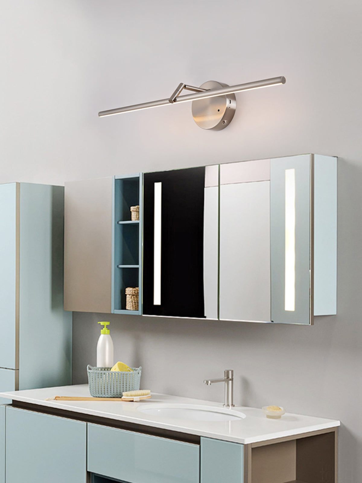 Slim Rechargeable Wall Light, Wireless Design