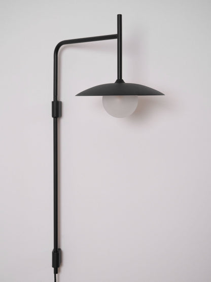 Swing Arm Wall Lamp with Plug-In Design