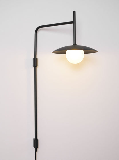 Swing Arm Wall Lamp with Plug-In Design