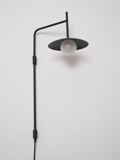 Swing Arm Wall Lamp with Plug-In Design