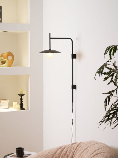 Swing Arm Wall Lamp with Plug-In Design