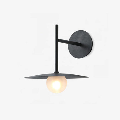 Industrial Iron Wall Lamp with Adjustable Angle — alternate angle