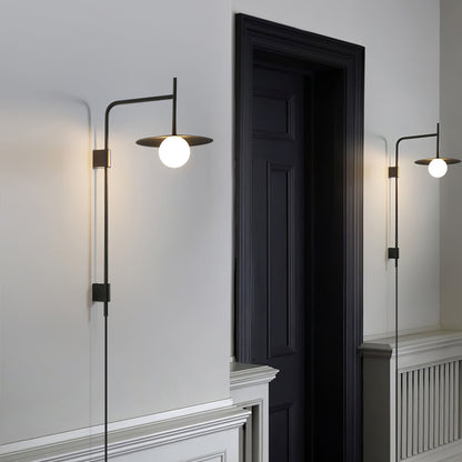 Swing Arm Wall Lamp with Plug-In Design