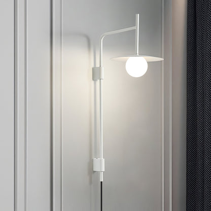 Swing Arm Wall Lamp with Plug-In Design