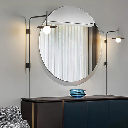Swing Arm Wall Lamp with Plug-In Design