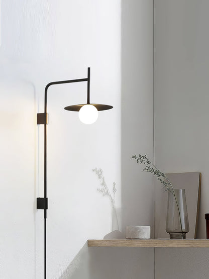 Swing Arm Wall Lamp with Plug-In Design