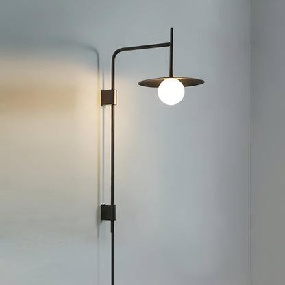 Swing Arm Wall Lamp with Plug-In Design