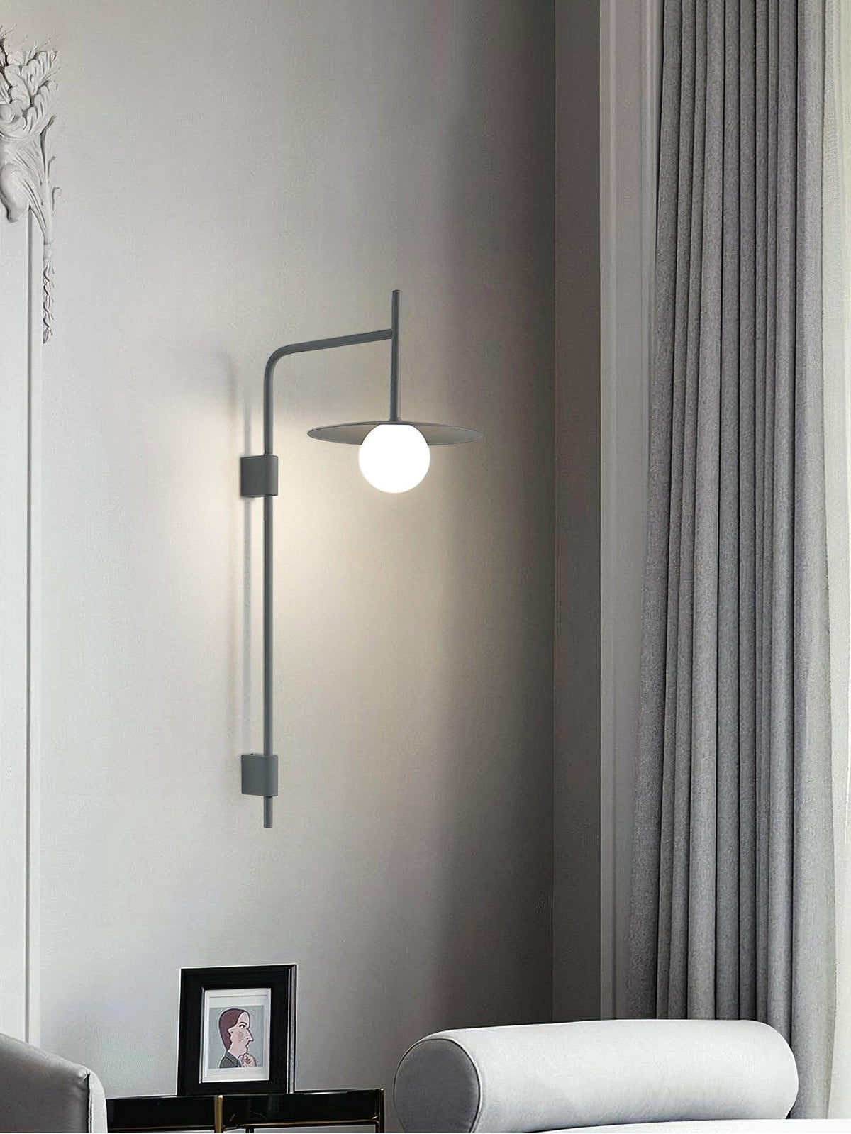 Swing Arm Wall Lamp with Plug-In Design