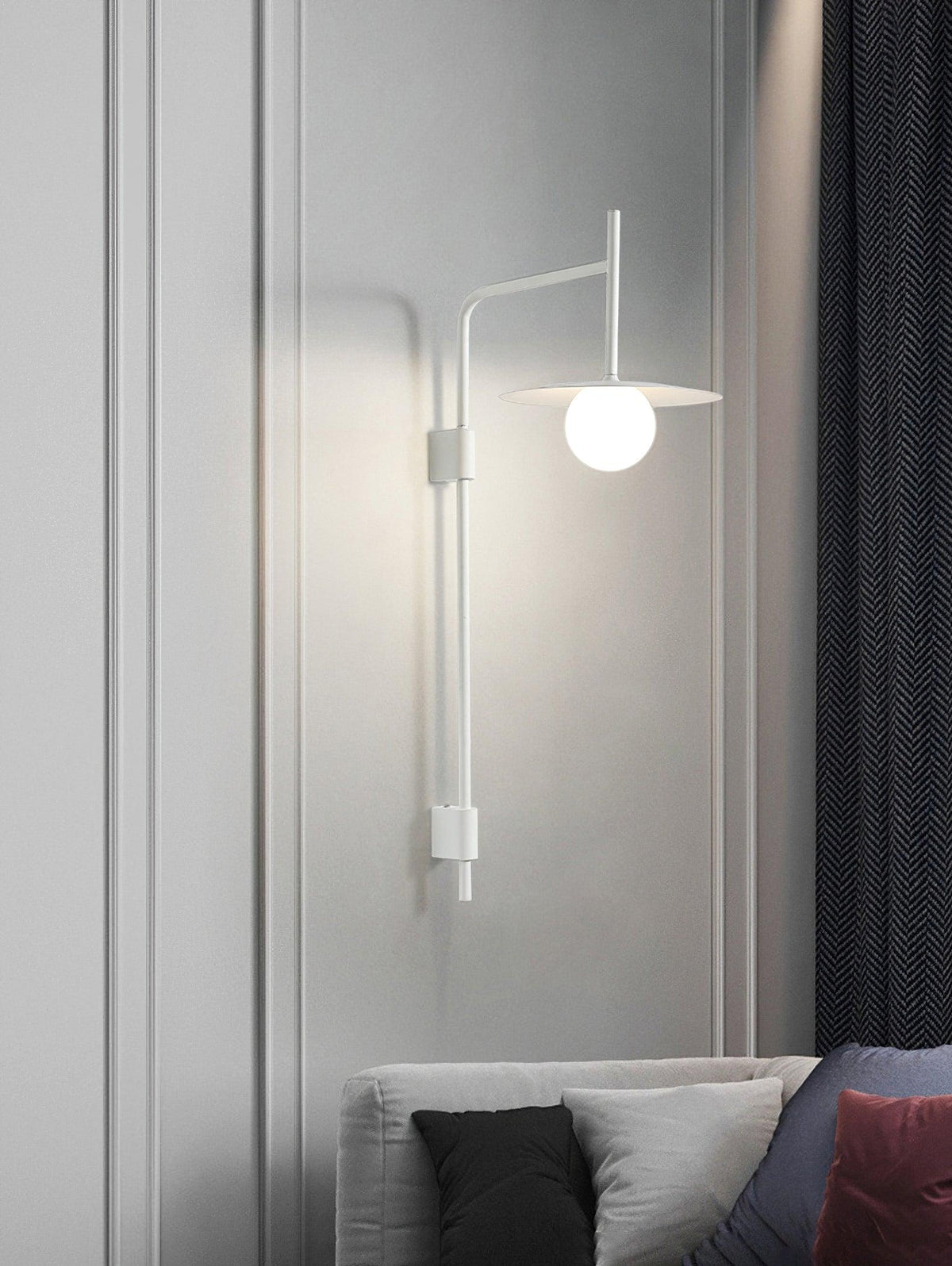 Swing Arm Wall Lamp with Plug-In Design