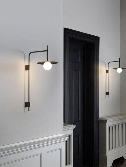 Swing Arm Wall Lamp with Plug-In Design