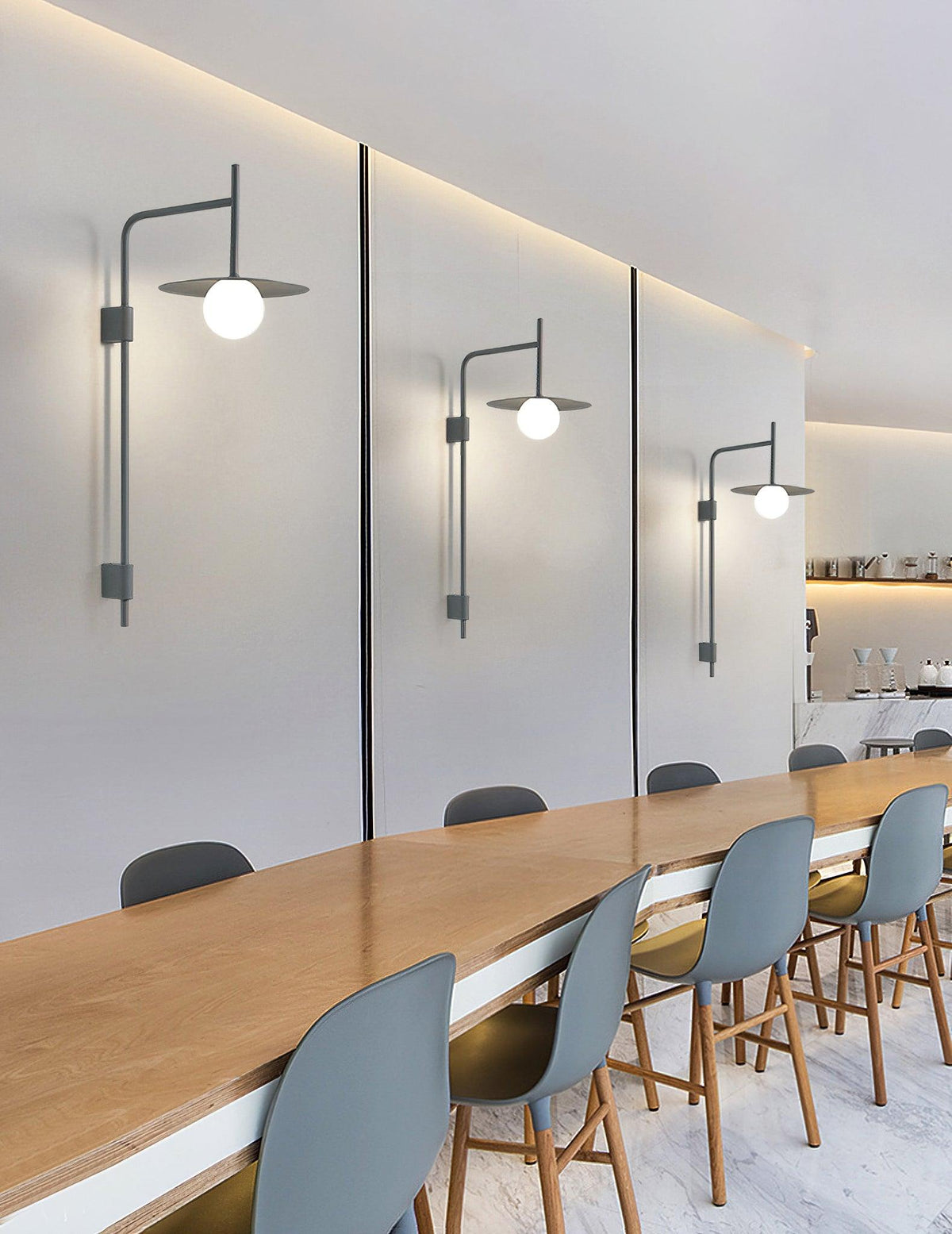 Swing Arm Wall Lamp with Plug-In Design