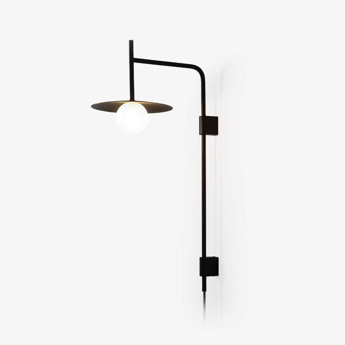 Swing Arm Wall Lamp with Plug-In Design — alternate angle