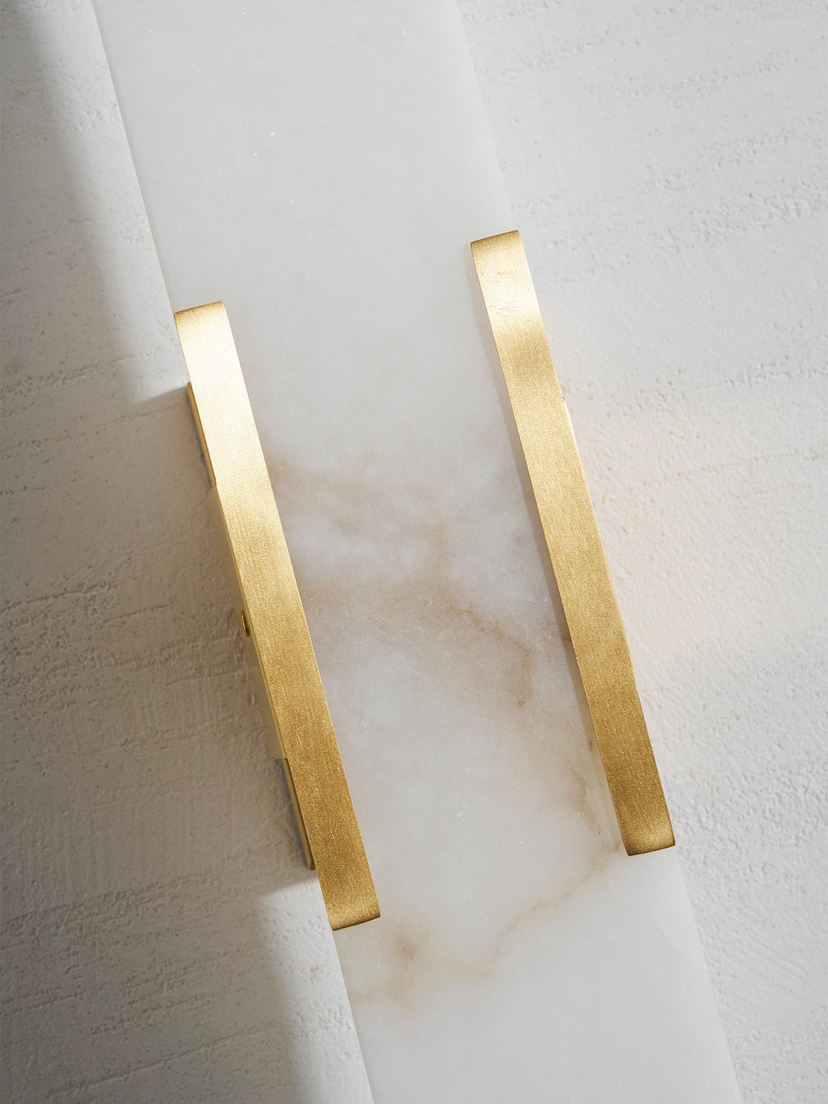 Oblong Alabaster Wall Sconce, Soft Ambient Light