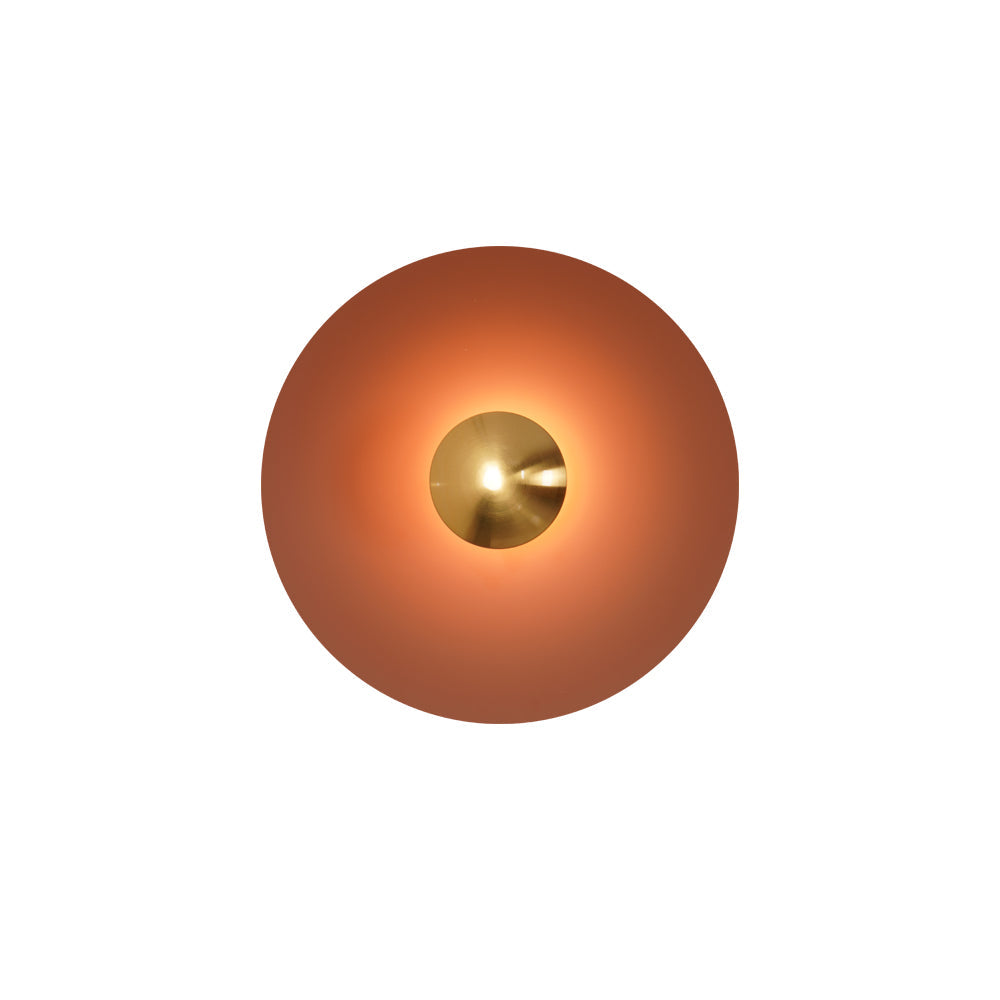 Round Wall Light with Adjustable Brightness
