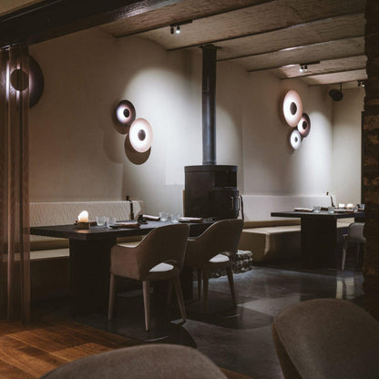 Round Wall Light with Adjustable Brightness