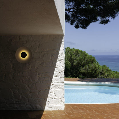 Round Wall Light with Adjustable Brightness