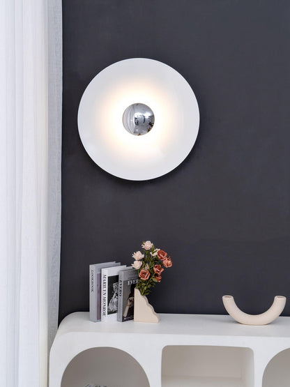Round Wall Light with Adjustable Brightness