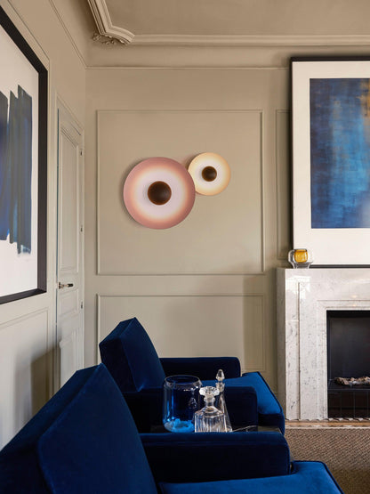Round Wall Light with Adjustable Brightness