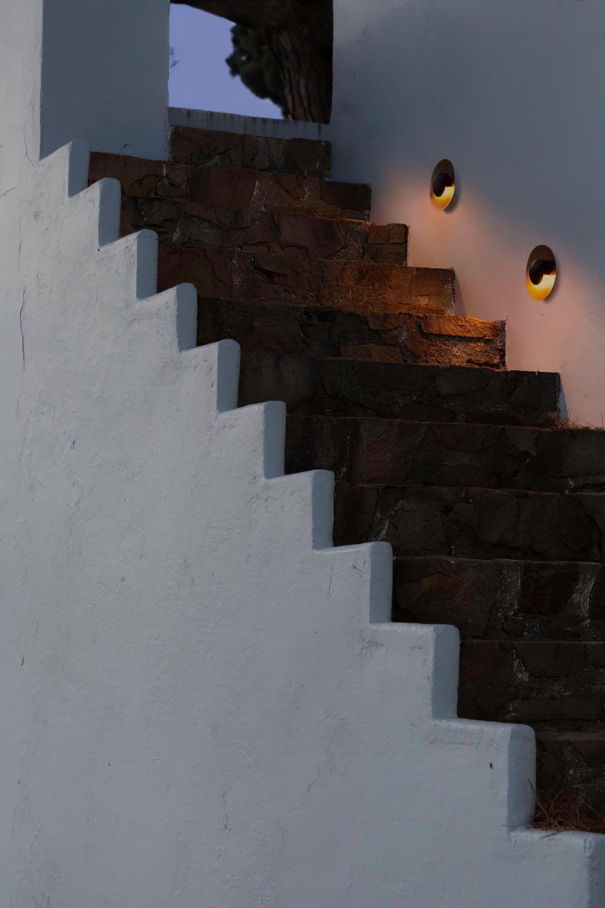 Round Wall Light with Adjustable Brightness
