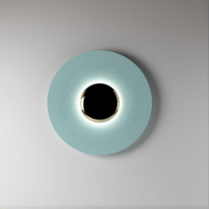 Round Wall Light with Adjustable Brightness