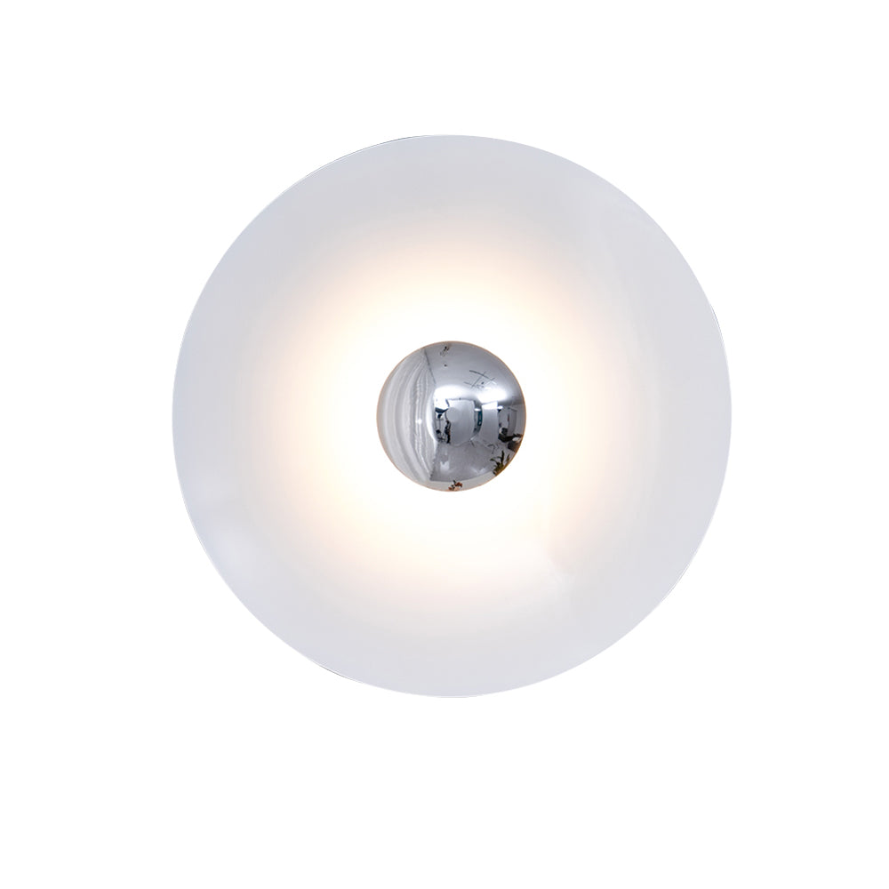 Round Wall Light with Adjustable Brightness