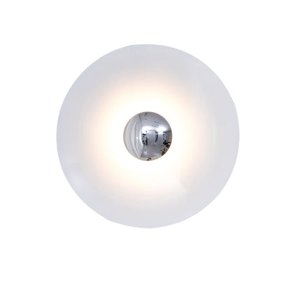 Round Wall Light with Adjustable Brightness