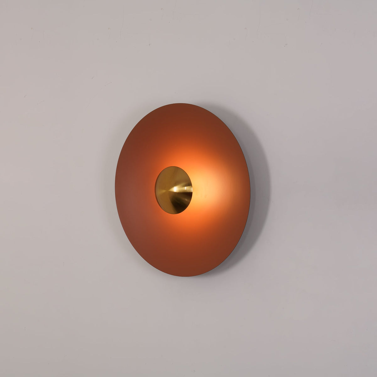 Round Wall Light with Adjustable Brightness