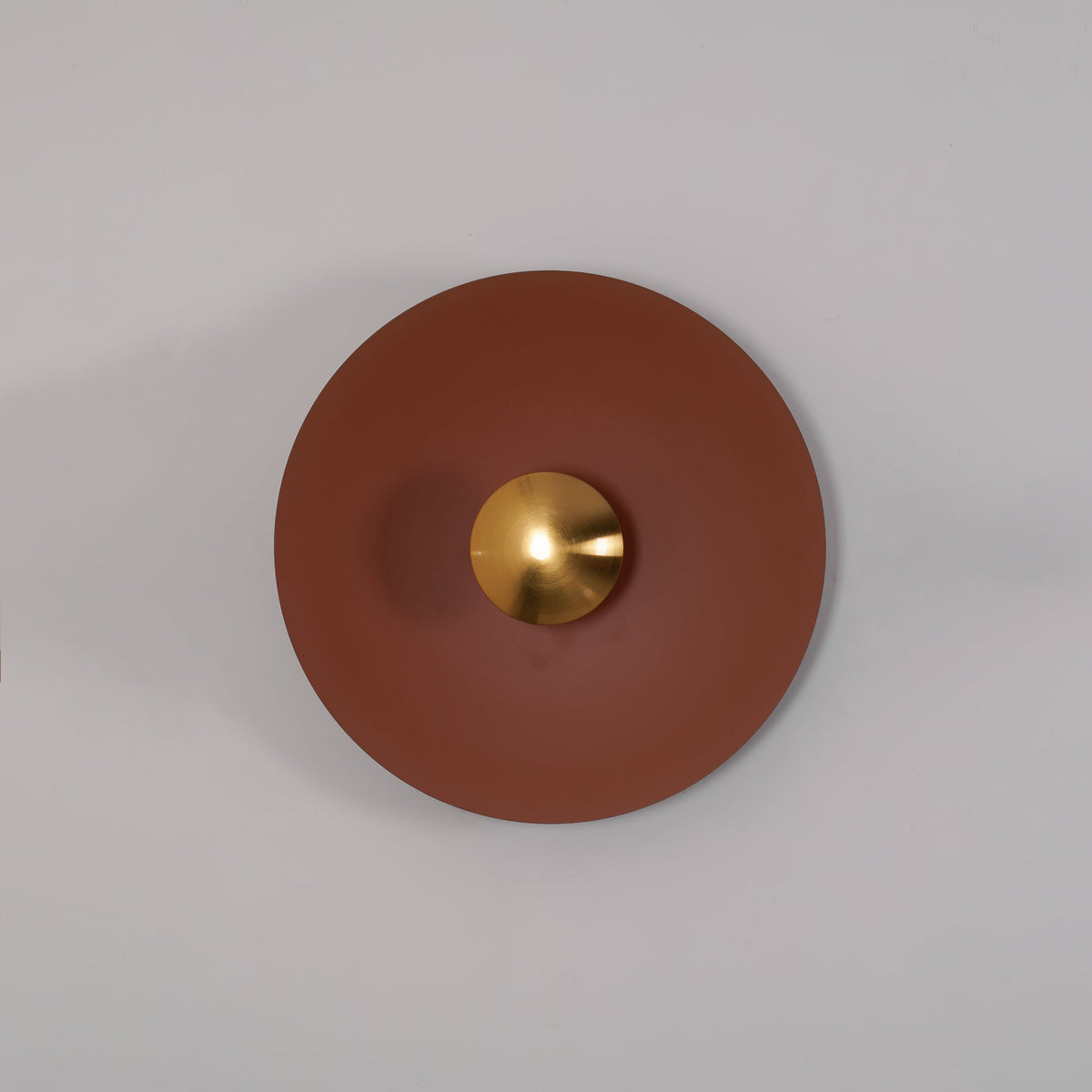 Round Wall Light with Adjustable Brightness