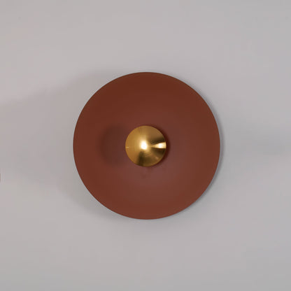 Round Wall Light with Adjustable Brightness