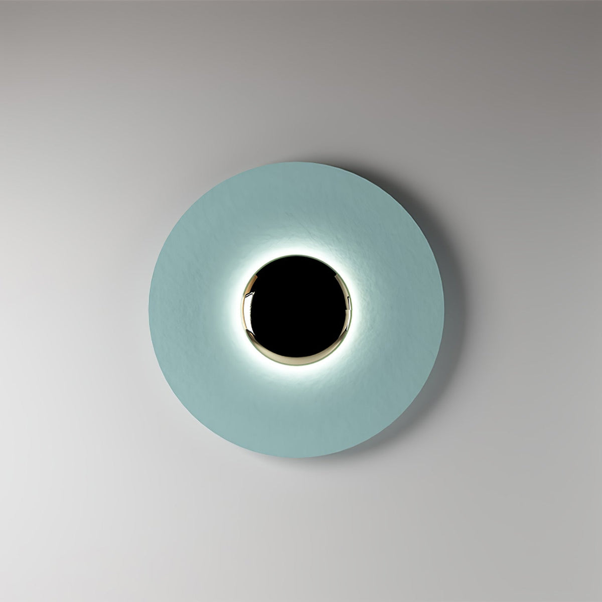 Round Wall Light with Adjustable Brightness
