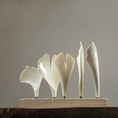 Gingko Leaves Chandelier with Adjustable Brightness