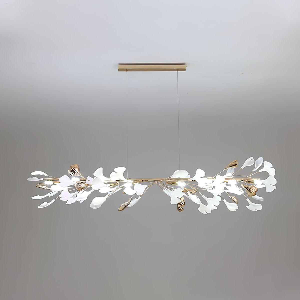 Leaf Garland Chandelier with Adjustable Brightness