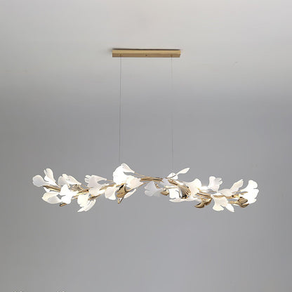 Leaf Garland Chandelier with Adjustable Brightness