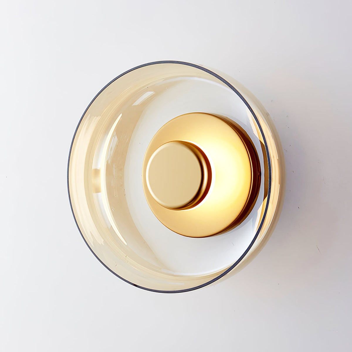 Glass Wall Light with Adjustable Brightness — side view