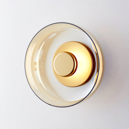 Glass Wall Light with Adjustable Brightness — side view