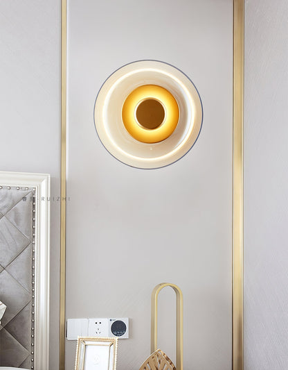 Glass Wall Light with Adjustable Brightness