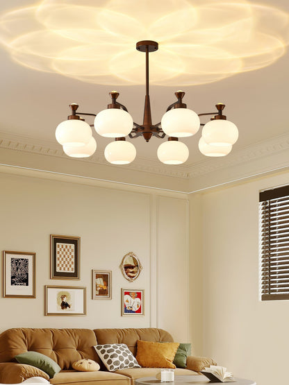 Modern Globe Spotlight Chandelier with Adjustable Arms