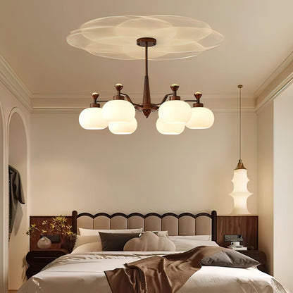 Modern Globe Spotlight Chandelier with Adjustable Arms