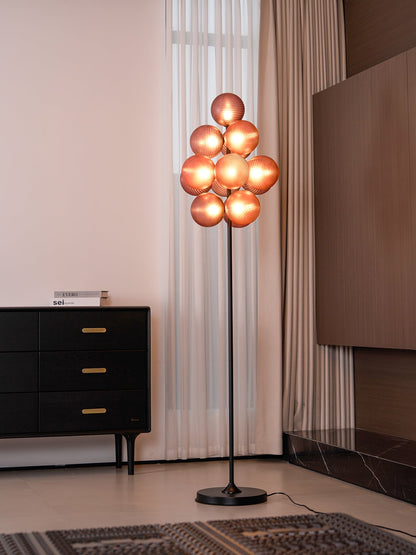 Grape Floor Lamp - Adjustable Height, Energy-Efficient LED Lighting — alternate angle